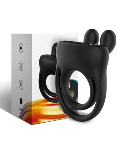 ARMONY RING VIBRATOR RABBIT BLACK