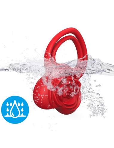 ARMONY RING VIBRATOR HEART RED