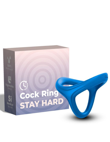 ARMONY TRESOR DOUBLE SILICONE RING BLUE