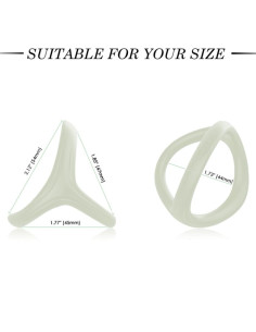 ARMONY TRESOR DOUBLE SILICONE RING LUMINOUS 2