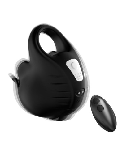 ARMONY CUPPING VIBRATOR RING REMOTE CONTROL BLACK