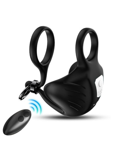 ARMONY MANTA SCROTUM VIBRATOR RING REMOTE CONTROL BLACK