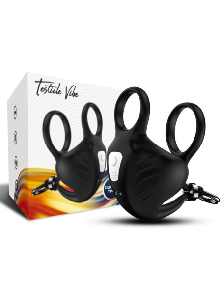 ARMONY MANTA SCROTUM VIBRATOR RING REMOTE CONTROL BLACK
