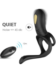 ARMONY JOY JUMPER RING VIBRATOR FOR COUPLES ANAL PLUG REMOTE CONTROL BLACK