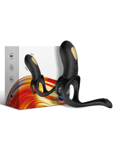 ARMONY JOY JUMPER RING VIBRATOR FOR COUPLES ANAL PLUG REMOTE CONTROL BLACK