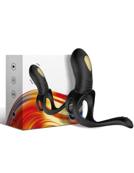ARMONY JOY JUMPER RING VIBRATOR FOR COUPLES ANAL PLUG REMOTE CONTROL BLACK