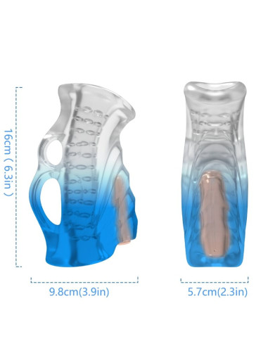 ARMONY MASTURBATOR FINGER VIBRATOR BLUE GRADIENT