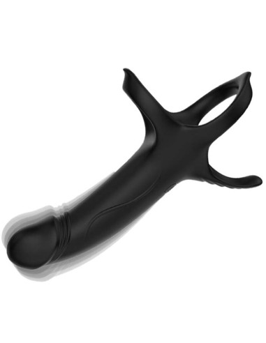 ARMONY DILDO WITH RING VIBRATOR BLACK