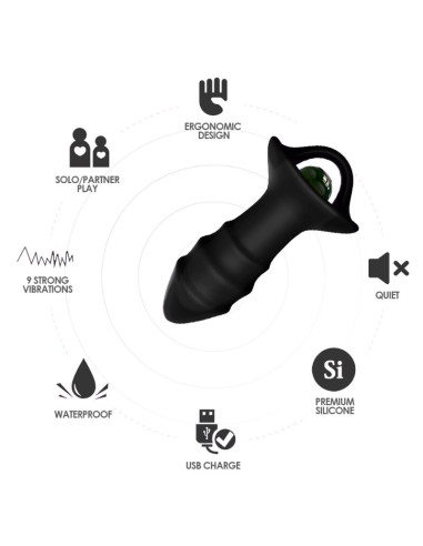ARMONY KYLIN FINGER VIBRATOR ANAL PLUG REMOTE CONTROL BLACK