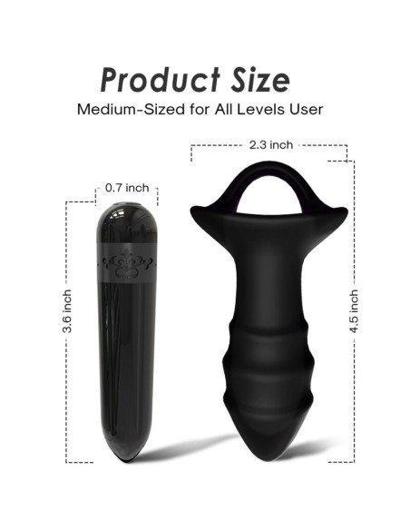 ARMONY KYLIN FINGER VIBRATOR ANAL PLUG REMOTE CONTROL BLACK
