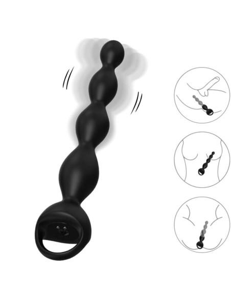 ARMONY VIBRATOR FINGER ANAL PLUG BLACK