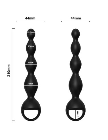 ARMONY VIBRATOR FINGER ANAL PLUG BLACK