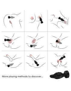 ARMONY VIBRATOR ANAL PLUG REMOTE CONTROL BLACK 2