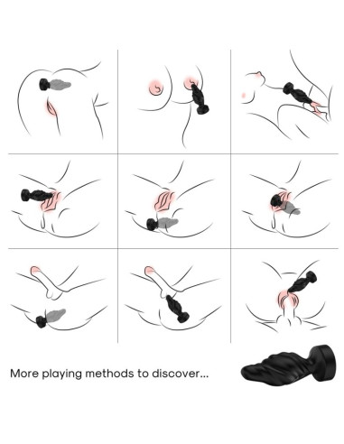 ARMONY VIBRATOR ANAL PLUG REMOTE CONTROL BLACK
