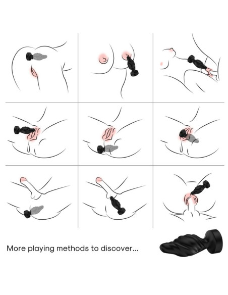 ARMONY VIBRATOR ANAL PLUG REMOTE CONTROL BLACK