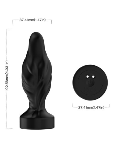 ARMONY VIBRATOR ANAL PLUG REMOTE CONTROL BLACK
