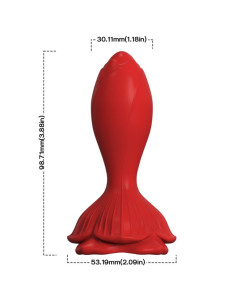 ARMONY PINK VIBRATOR ANAL PLUG SMALL REMOTE CONTROL RED 2