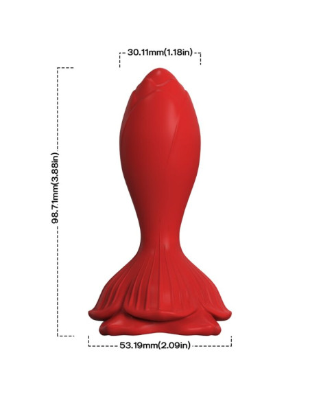 ARMONY PINK VIBRATOR ANAL PLUG SMALL REMOTE CONTROL RED