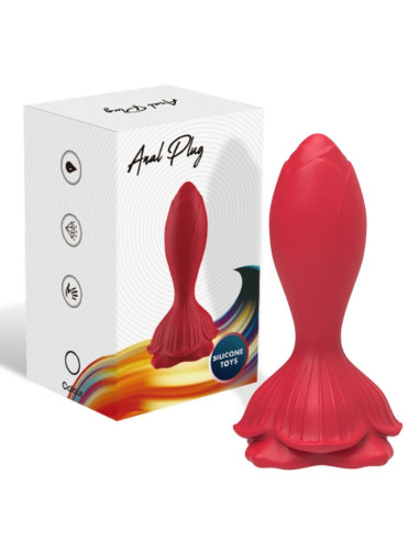 ARMONY PINK VIBRATOR ANAL PLUG SMALL REMOTE CONTROL RED