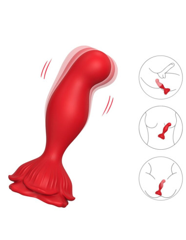 ARMONY PINK VIBRATOR ANAL PLUG REMOTE CONTROL RED