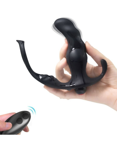 ARMONY KNIGHT VIBRATOR ANAL PROSTATE RING REMOTE CONTROL BLACK