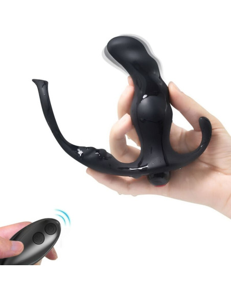 ARMONY KNIGHT VIBRATOR ANAL PROSTATE RING REMOTE CONTROL BLACK