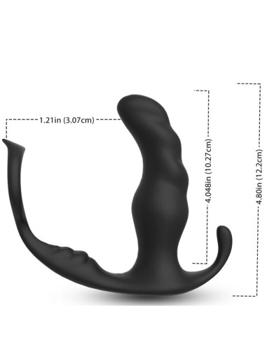 ARMONY KNIGHT VIBRATOR ANAL PROSTATE RING REMOTE CONTROL BLACK