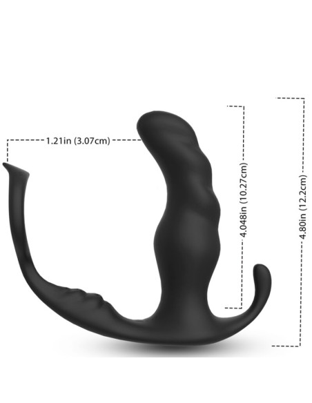 ARMONY KNIGHT VIBRATOR ANAL PROSTATE RING REMOTE CONTROL BLACK