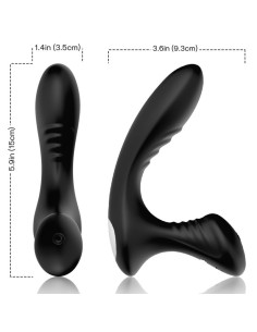 ARMONY STORM VIBRATOR ANAL PROSTATE PLUG REMOTE CONTROL BLACK 2