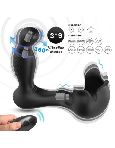 ARMONY SURROUND VIBRATOR ANAL STIMULATOR TESTICULOS REMOTE CONTROL BLACK