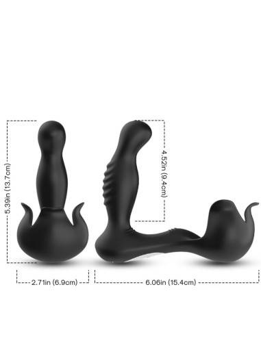ARMONY SURROUND VIBRATOR ANAL STIMULATOR TESTICULOS REMOTE CONTROL BLACK
