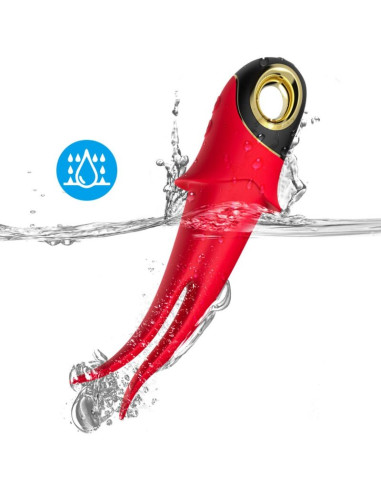 ARMONY SHADOW VIBRATOR DOUBLE HEAD TEASING RED