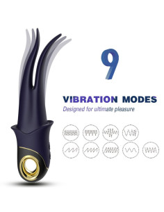 ARMONY SHADOW VIBRATOR DOUBLE HEAD TEASING BLUE