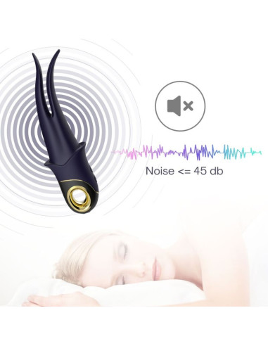 ARMONY SHADOW VIBRATOR DOUBLE HEAD TEASING BLUE