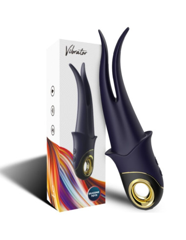 ARMONY SHADOW VIBRATOR DOUBLE HEAD TEASING BLUE