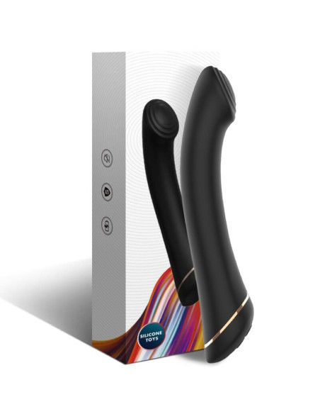 ARMONY VIBRATOR FALT HEAD SILICONE BLACK