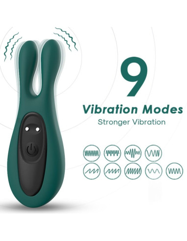ARMONY STIMULATOR VIBRATOR RABBIT GREEN
