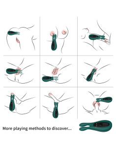 ARMONY STIMULATOR VIBRATOR RABBIT GREEN 2