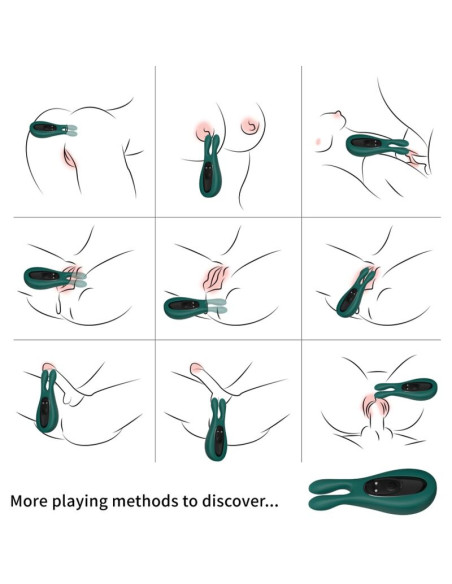 ARMONY STIMULATOR VIBRATOR RABBIT GREEN