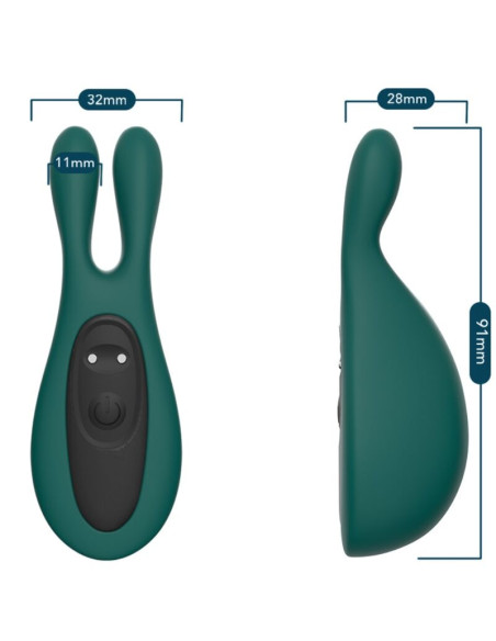 ARMONY STIMULATOR VIBRATOR RABBIT GREEN