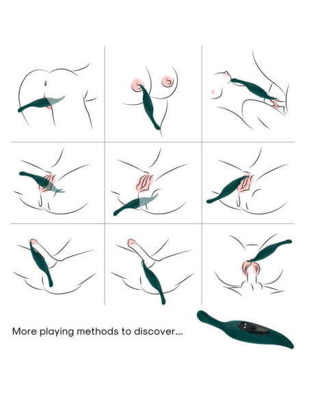 ARMONY STIMULATOR VIBRATOR LEAF GREEN
