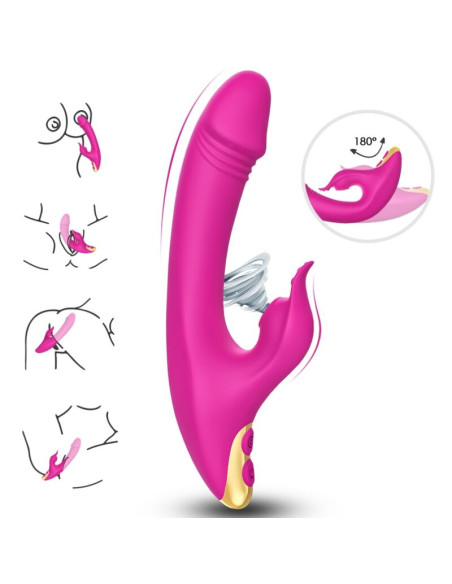 ARMONY LOVE CLITORIS G SPOT SUCTION CUP FUCHSIA