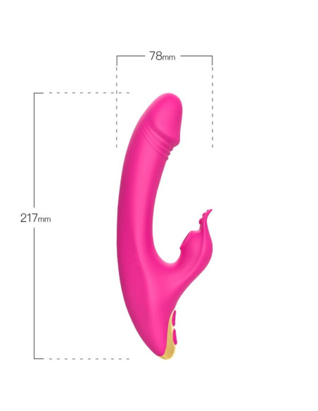 ARMONY LOVE CLITORIS G SPOT SUCTION CUP FUCHSIA