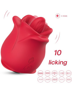 ARMONY ROSE 10 MODES LICKING CLIT VIBRATOR RED