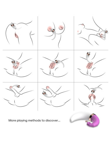 ARMONY SWEETMOON CLITORIS G SPOT SUCTION CUP PINK