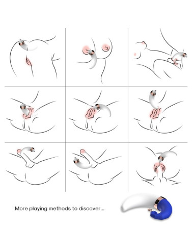 ARMONY SWEETMOON CLITORIS G SPOT SUCTION BLUE