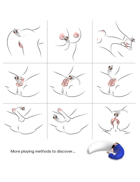 ARMONY SWEETMOON CLITORIS G SPOT SUCTION BLUE