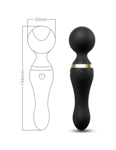ARMONY FREEZA MASSAGER VIBRATOR SUPER FLEXIBLE HEAD BLACK