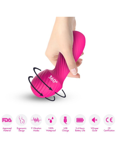 ARMONY DAZZLE MASSAGER VIBRATOR SMALL FUCHSIA
