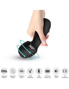 ARMONY DAZZLE MASSAGER VIBRATOR SMALL BLACK 2